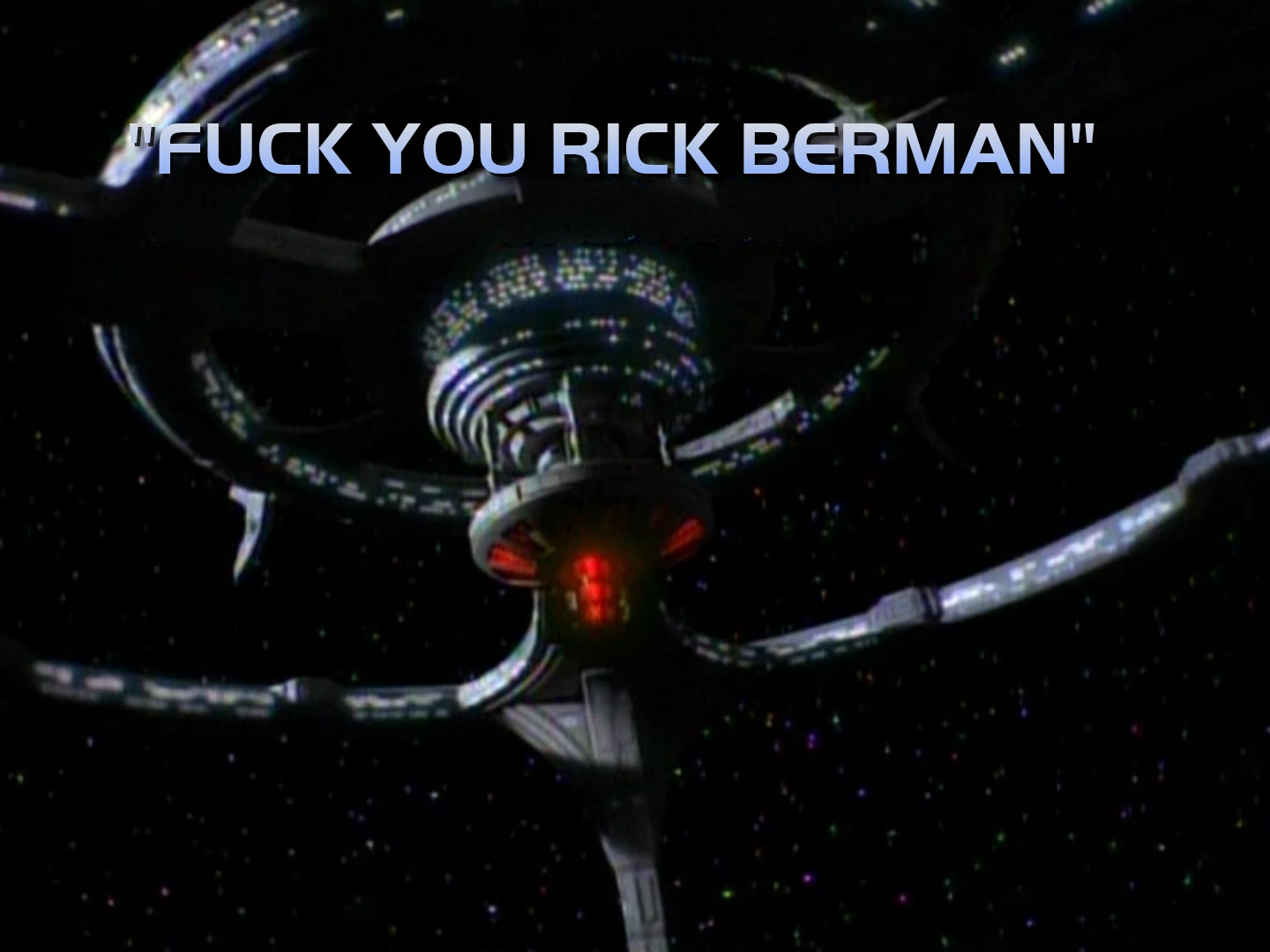 st ds9 title card: fuck you rick berman