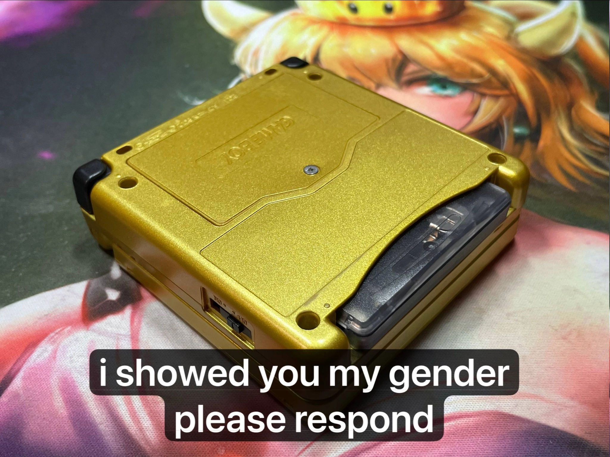 the zelda minish cap edition ningendo gameboy advance sp with an ez flash omega defnitive edition flashcart inside